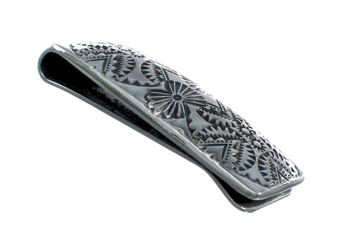 Sterling Silver Native American Money Clip SN20345